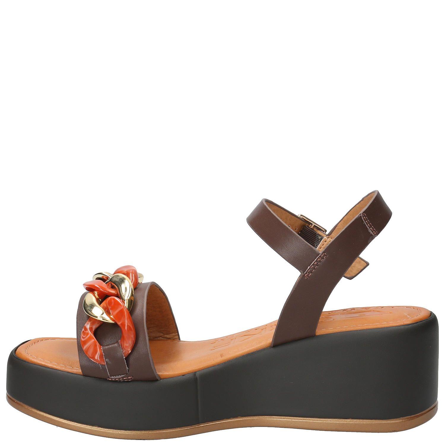 Sandalia Mujer Madda Café Oscuro-5