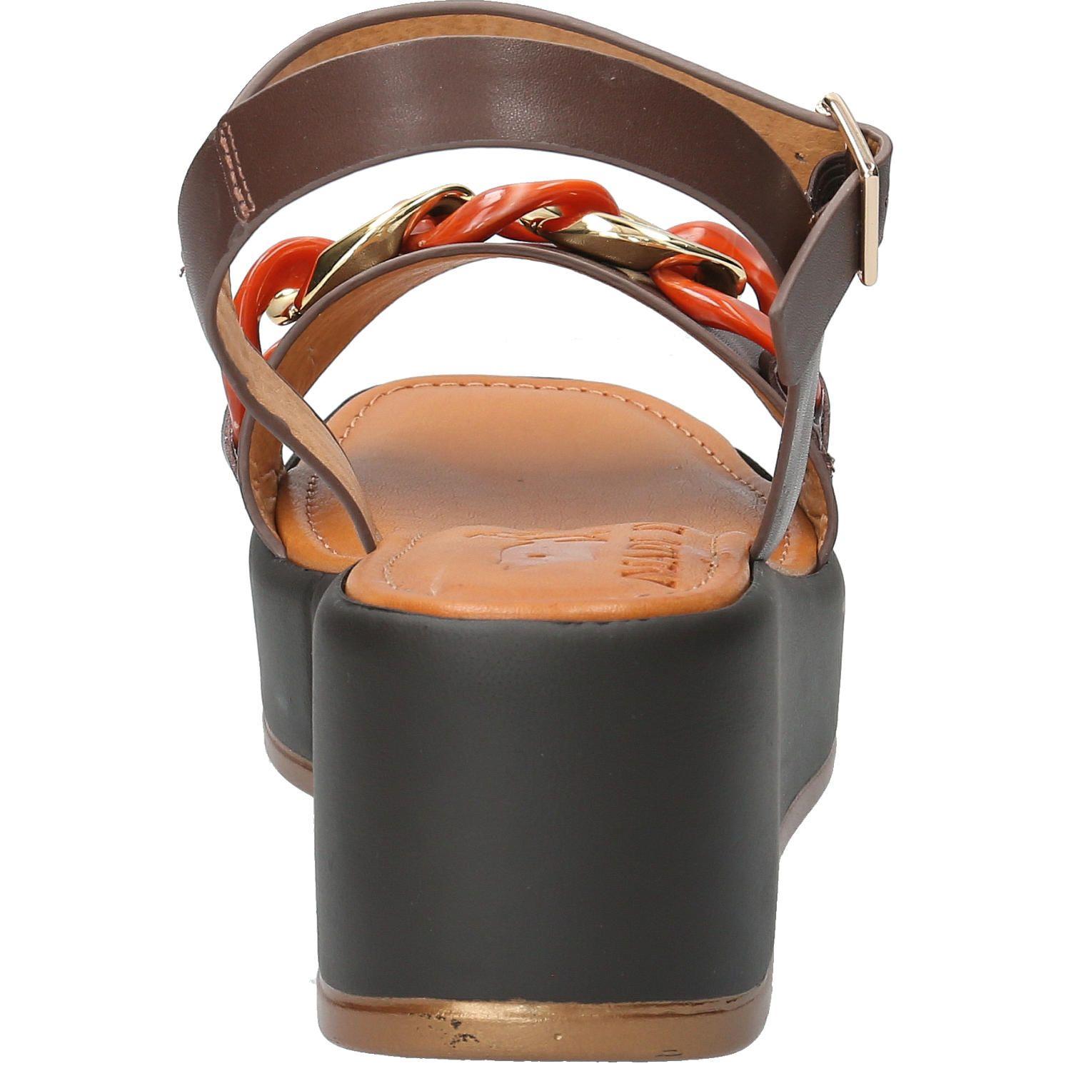 Sandalia Mujer Madda Café Oscuro-6