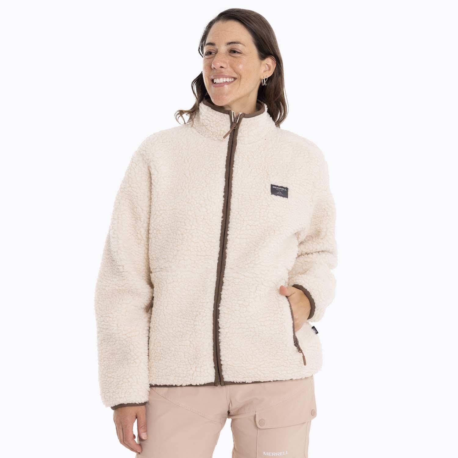 Polar Mujer Sagava Sherpa Crema Merrell-0