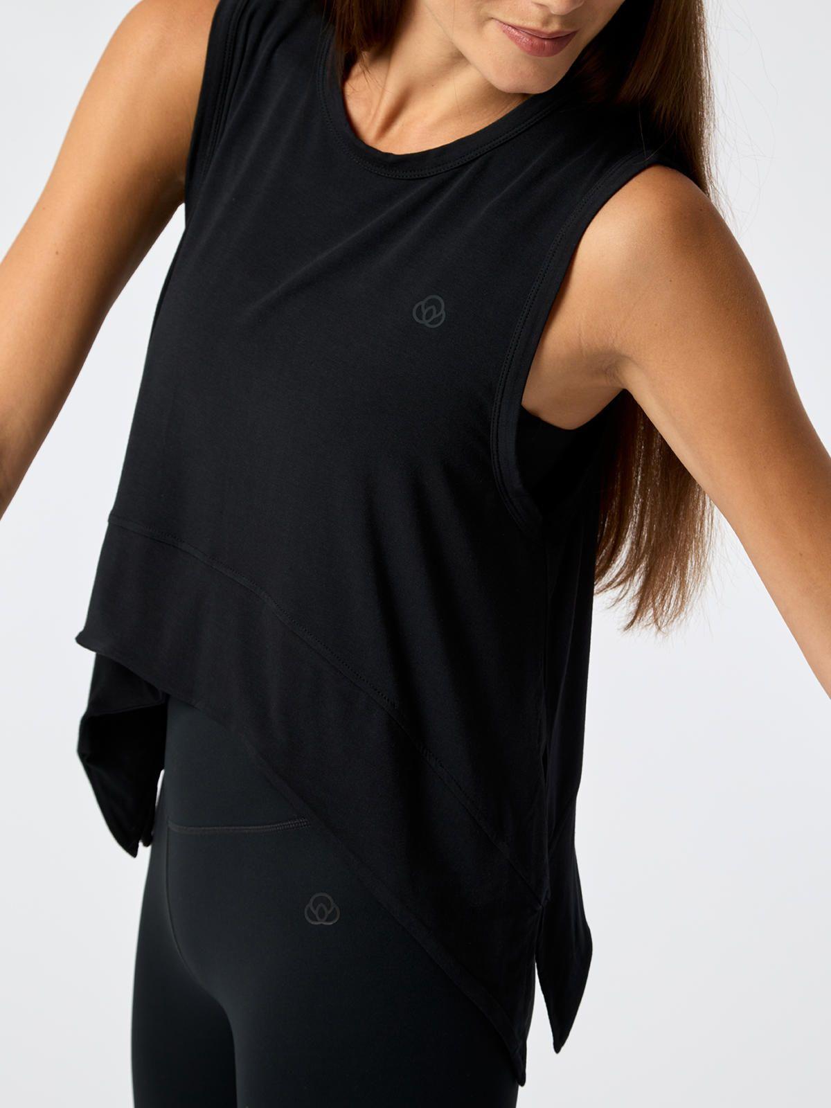 Polera Modal Vest Aloe Negro Mujer-4