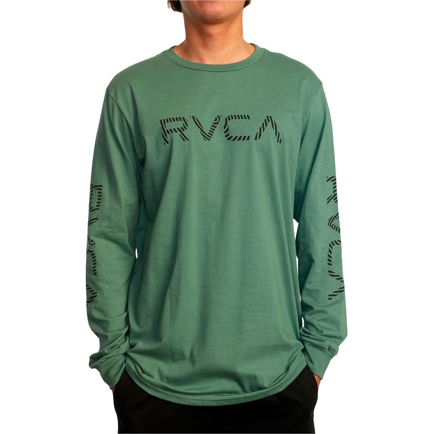 Polera M/L Hombre Big Fills Verde Oscuro-0