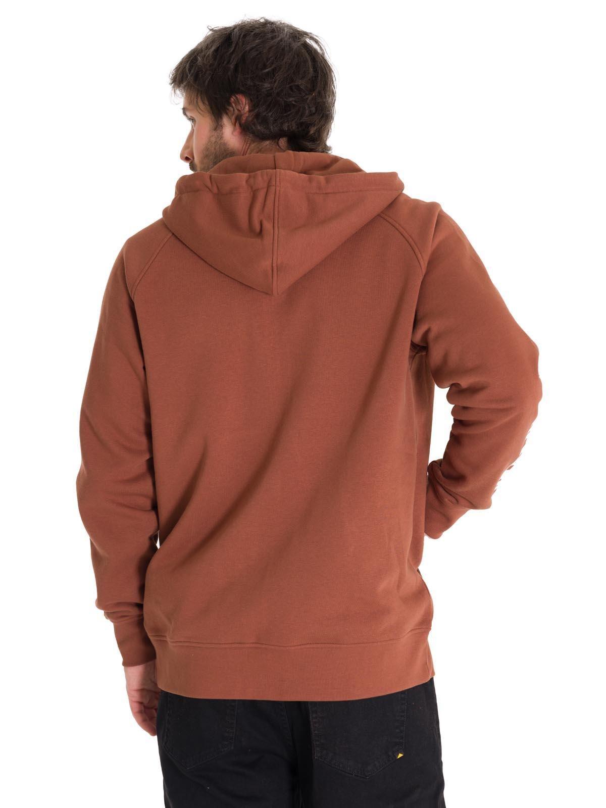 Polerón Fleece Full Zip Hombre Terracota-3