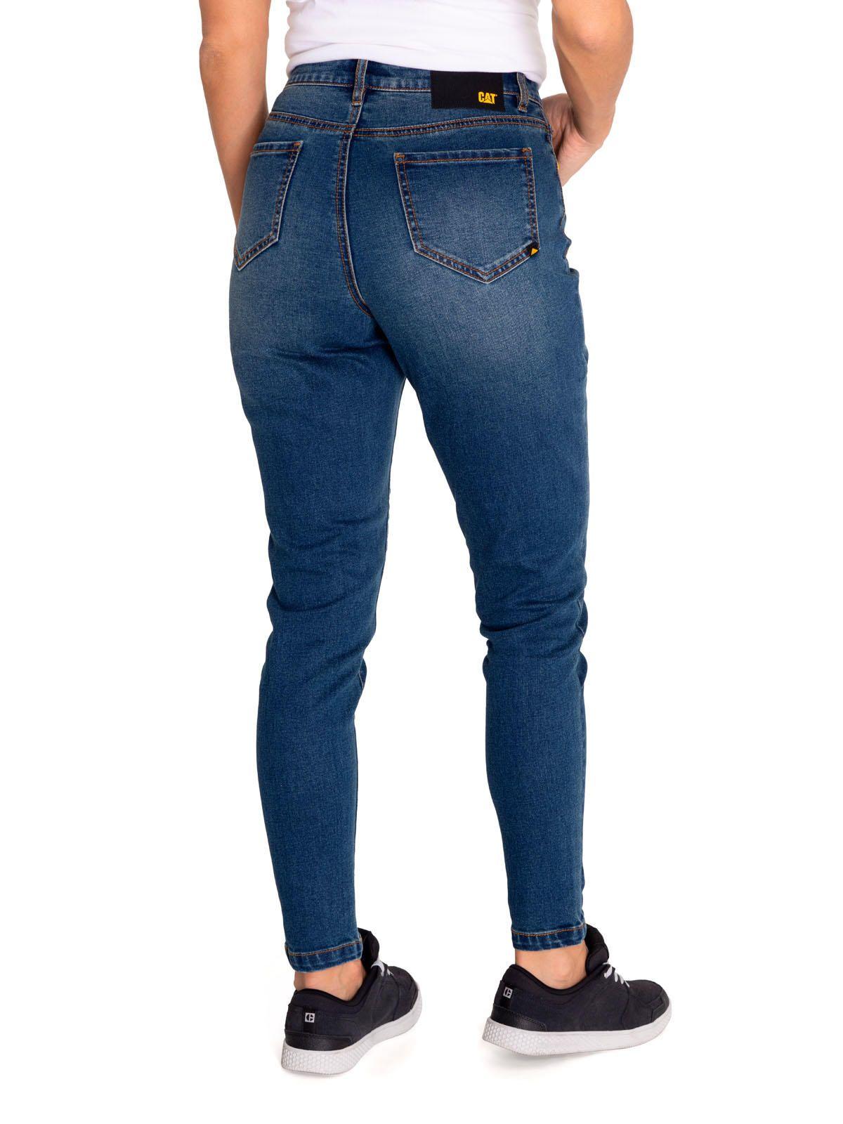 Jeans Denim Mujer Triblend Mid-Rise Skinny Azul-3