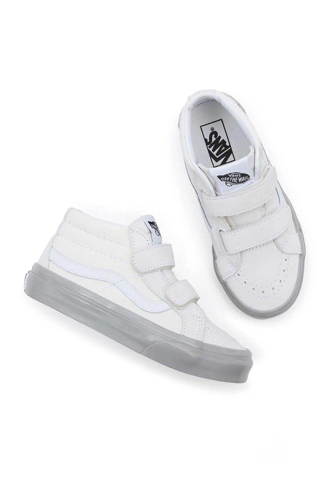 Zapatilla Urbana Niño SK8-Mid Reissue V Blanco-4