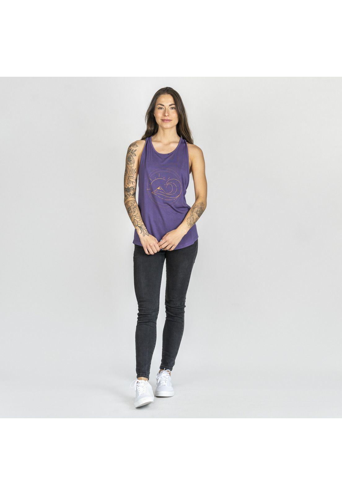 Polera S/M Mujer Baltra Morado-1