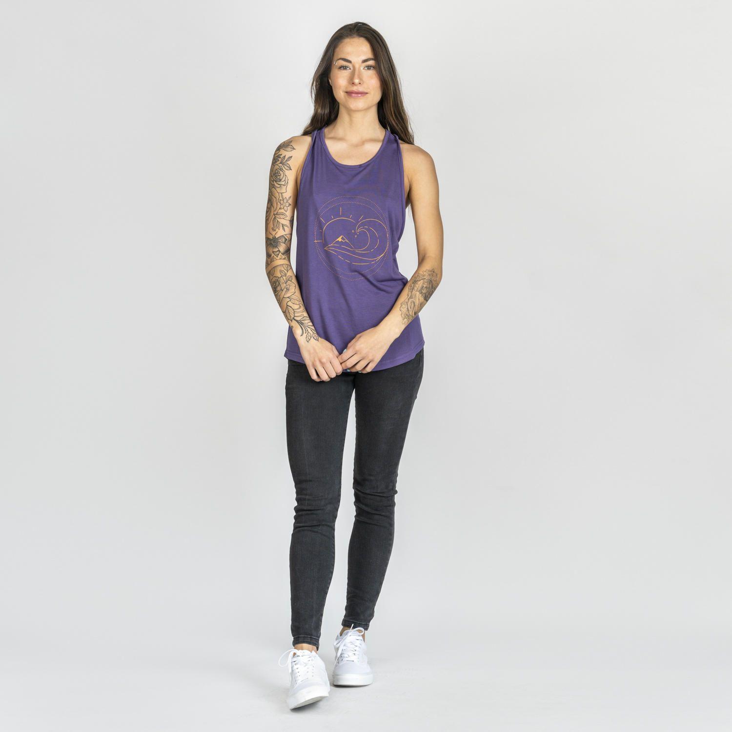 Polera S/M Mujer Baltra Morado-1