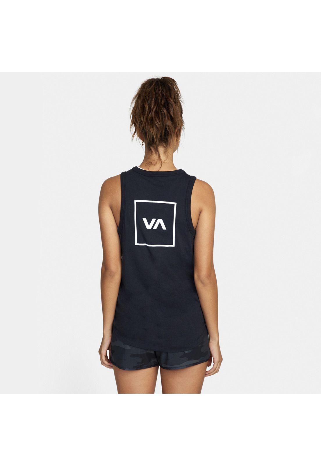 Polera Sin Mangas Mujer Va Muscle J Kttp Negro-1