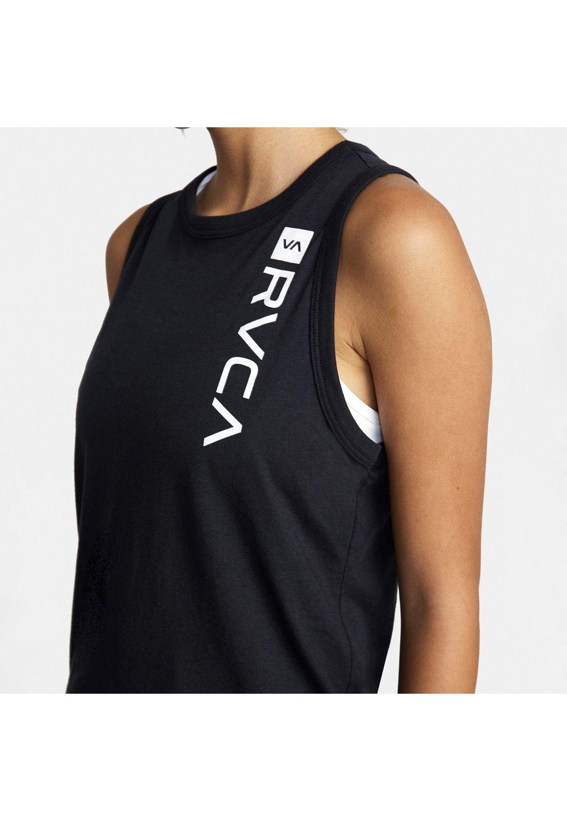 Polera Sin Mangas Mujer Va Muscle J Kttp Negro-3