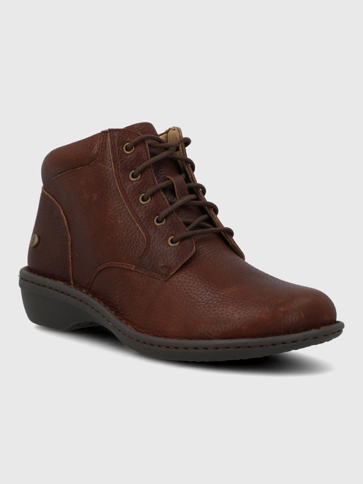 Botin Cuero Mujer Sazon Café-0