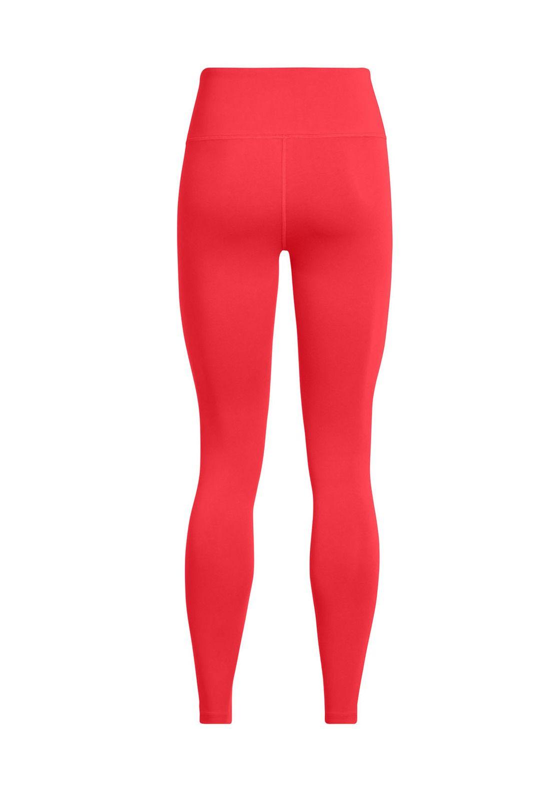 Leggings UA Rival para mujer Rojo-1