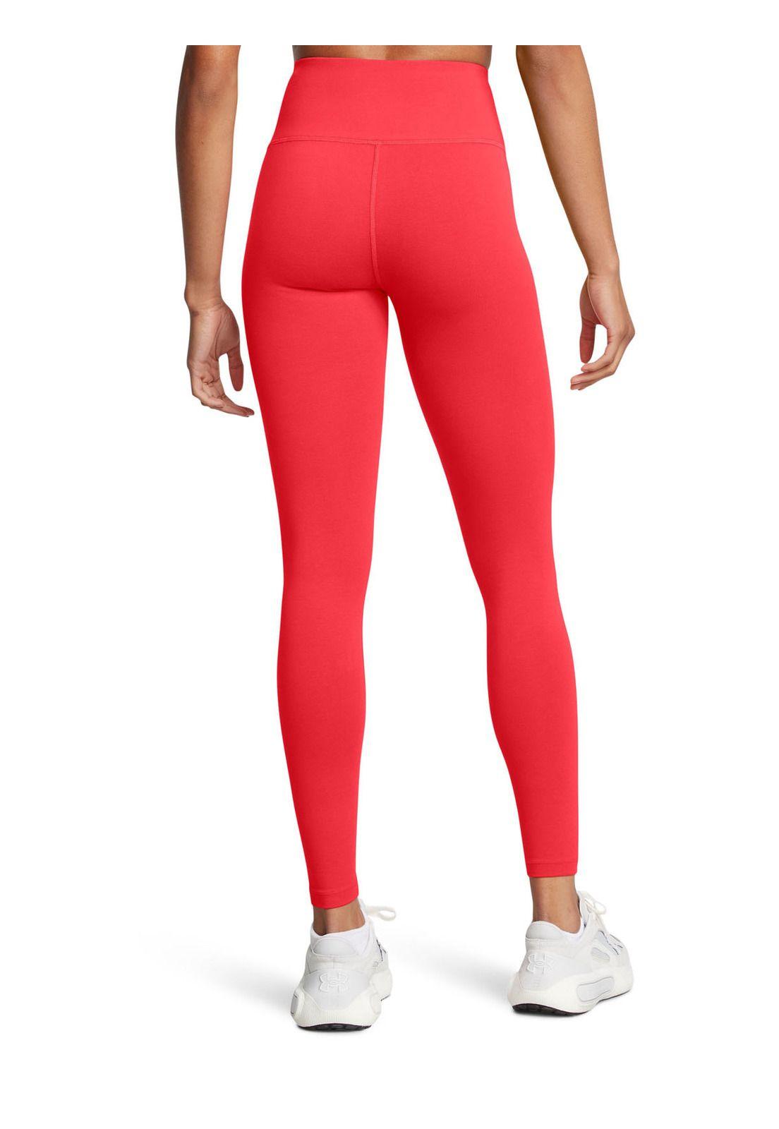 Leggings UA Rival para mujer Rojo-4