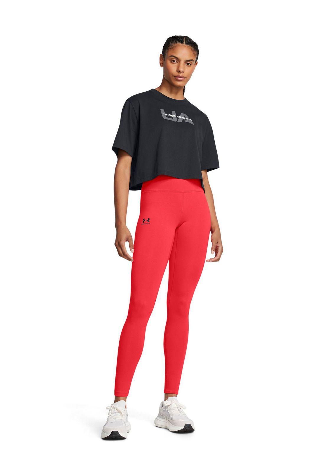 Leggings UA Rival para mujer Rojo-5