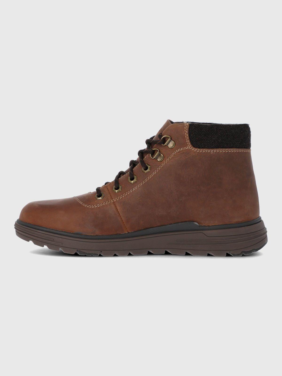 Botin Cuero Hombre Jorano Café-4