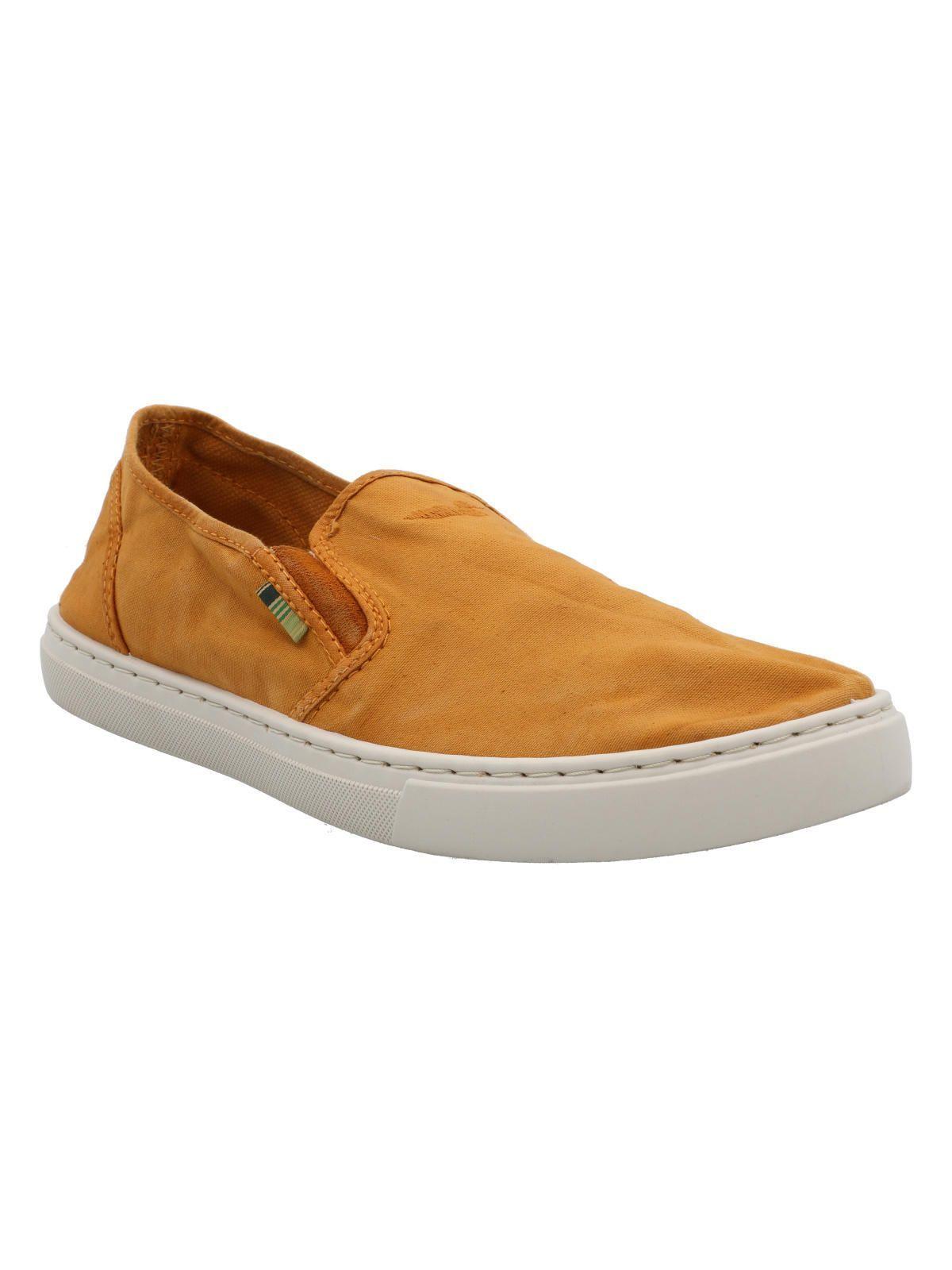 Zapatilla Algodón Orgánico Hombre Kea Café-1