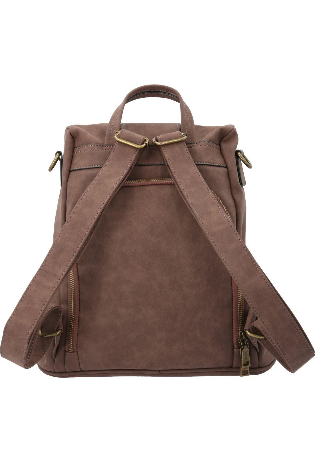 Mochila Mujer Jane Backbag Café-2