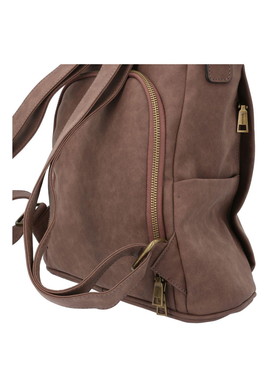 Mochila Mujer Jane Backbag Café-4