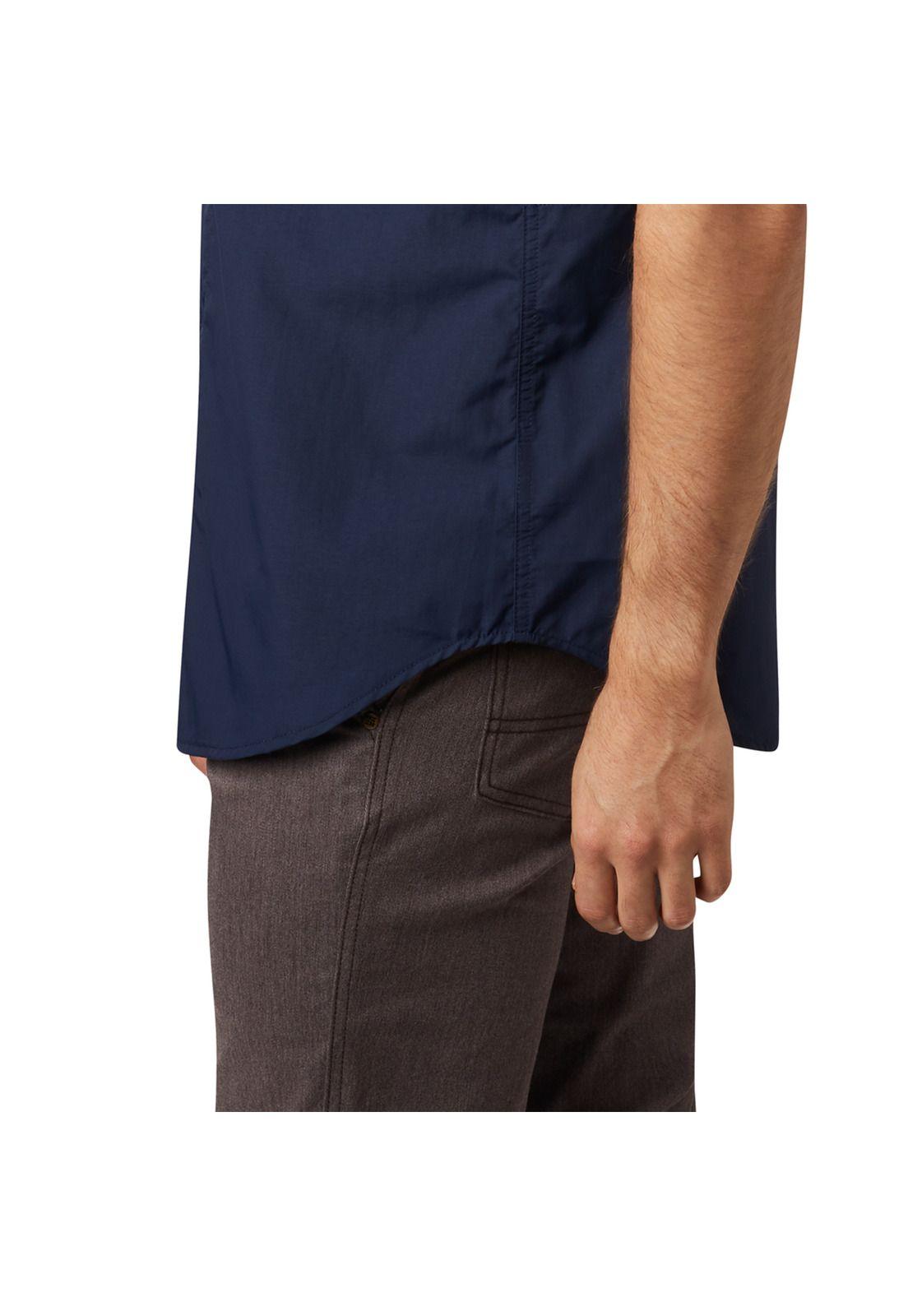 Camisa Nylon Hombre Silver Ridge 2.0 Azul-4