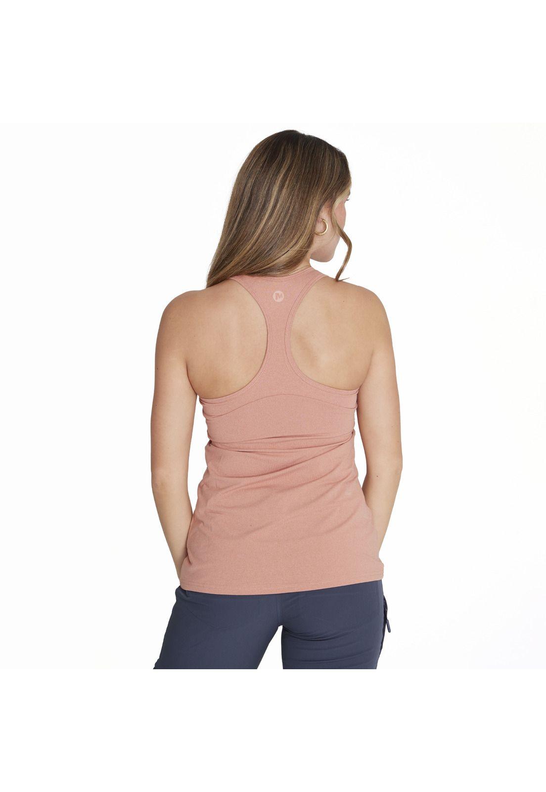 Polera S/M Tank Top Naranjo Mujer-1