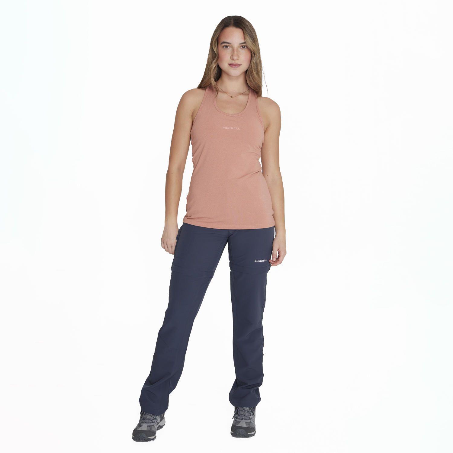Polera S/M Tank Top Naranjo Mujer-6