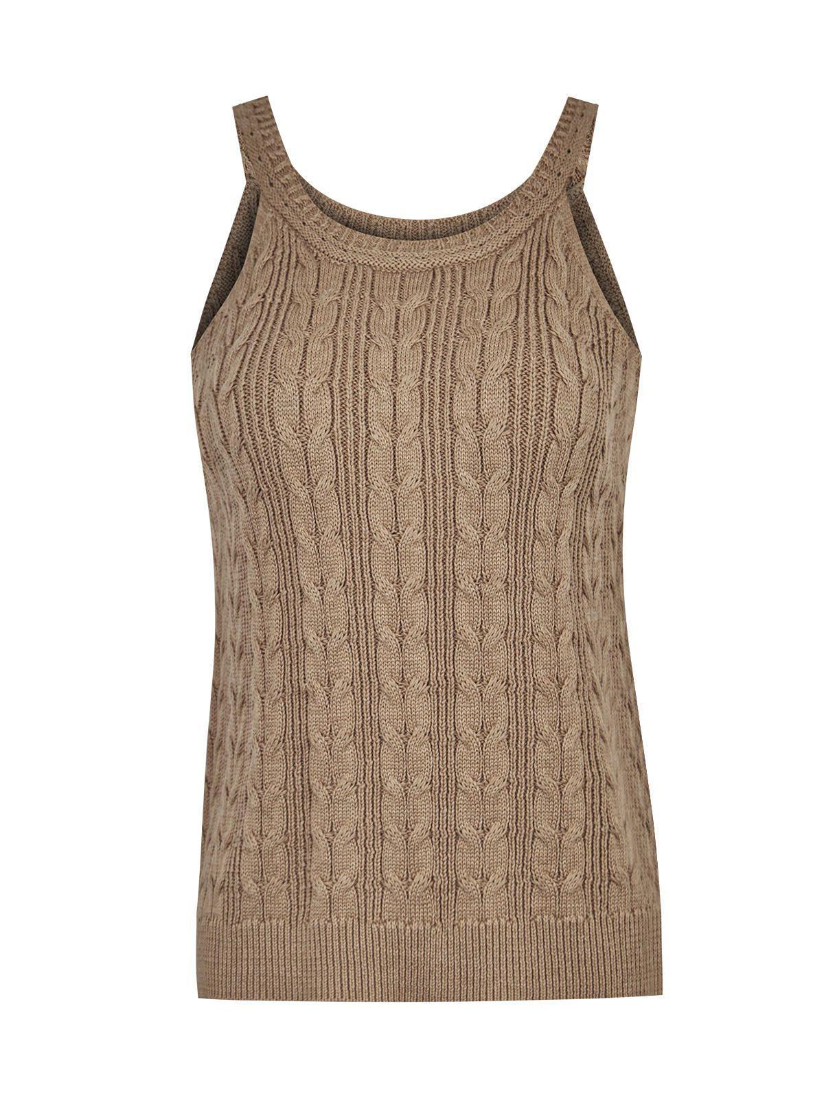 Polera Algodón Orgánico Café Samar Mujer -0