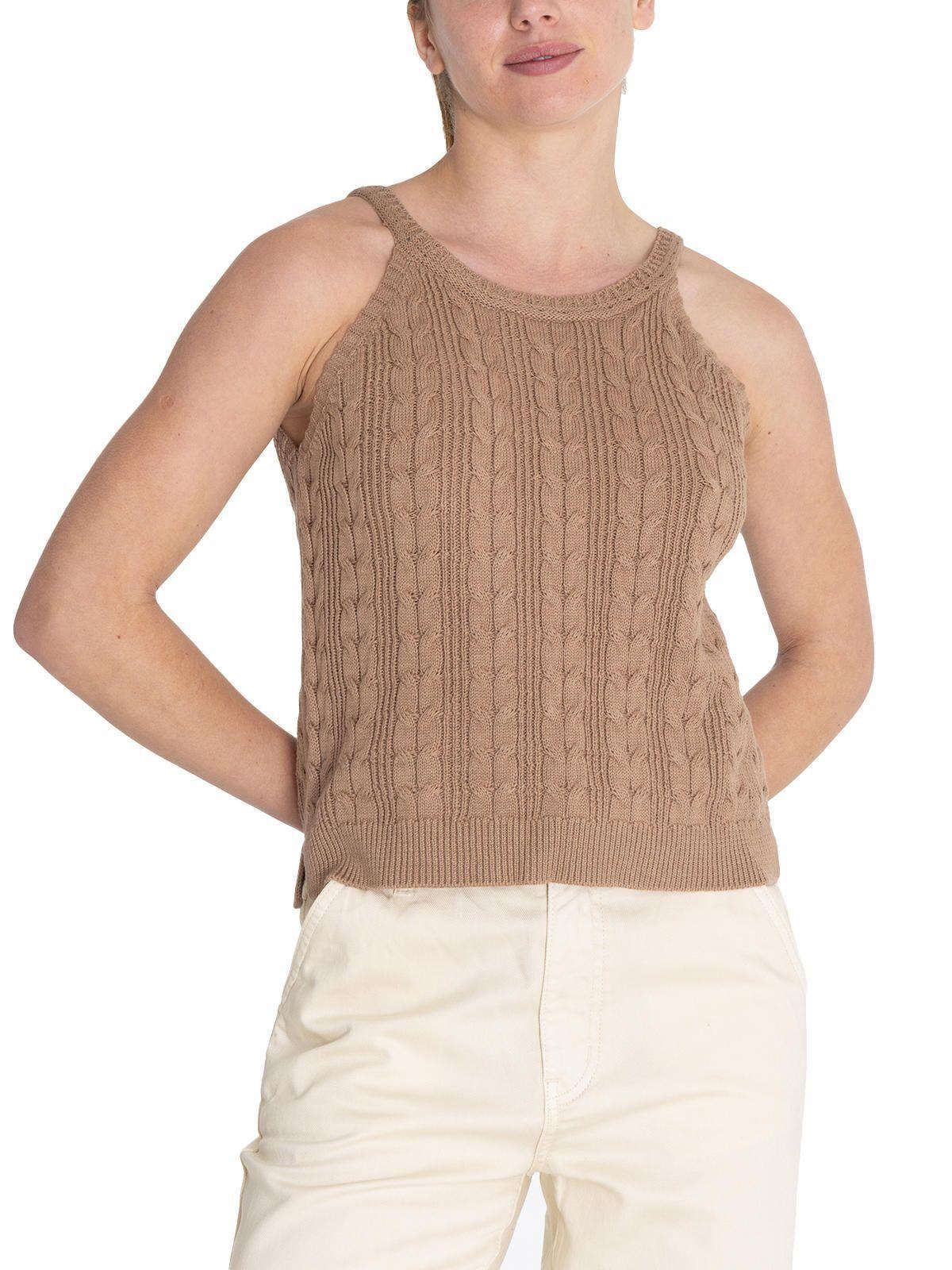 Polera Algodón Orgánico Café Samar Mujer -5