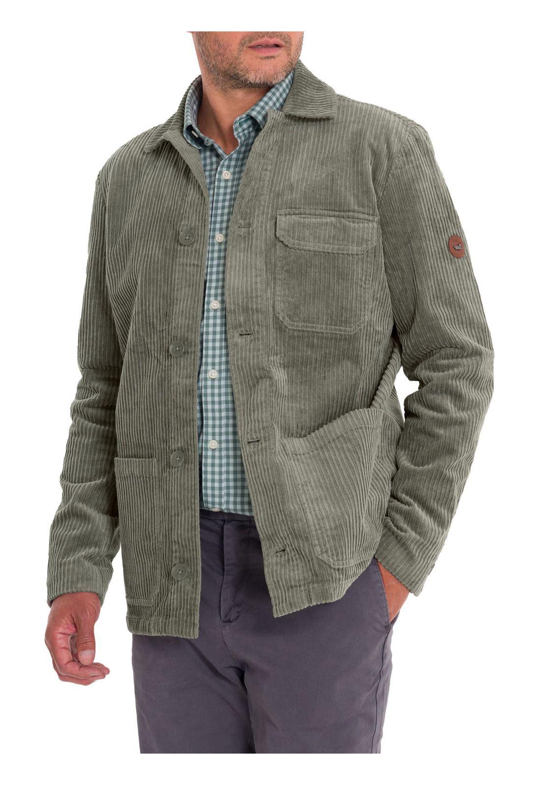 Chaqueta Algodón Hombre Bellagio Verde-7