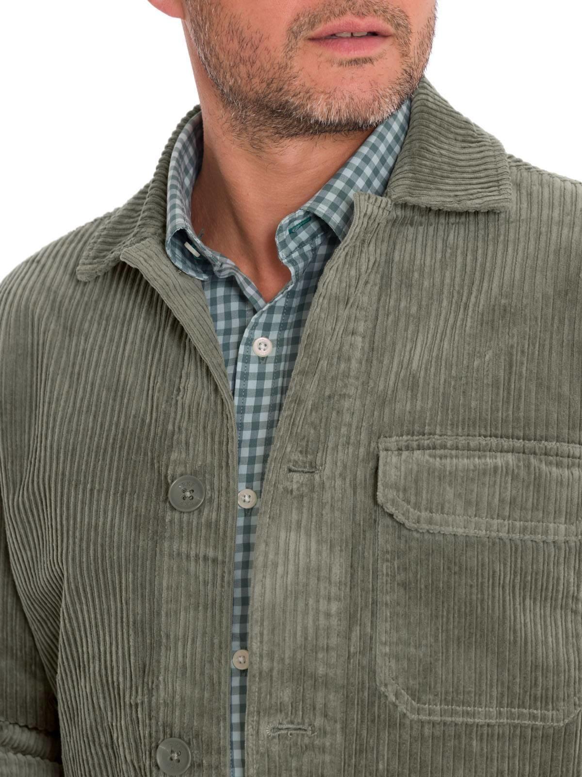 Chaqueta Algodón Hombre Bellagio Verde-8