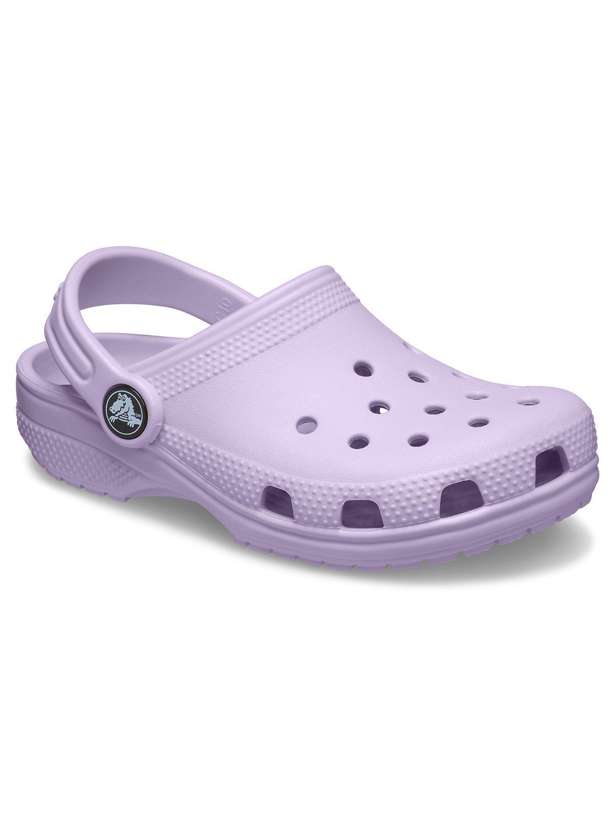Zueco Niños Grandes Classic Clog Lila-6