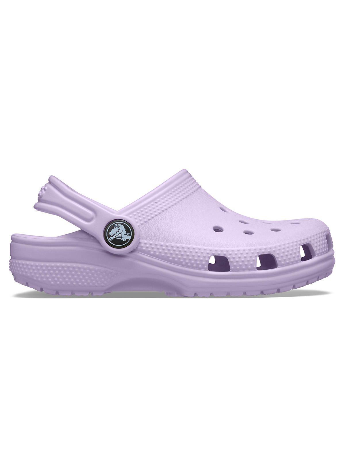 Zueco Niños Grandes Classic Clog Lila-0