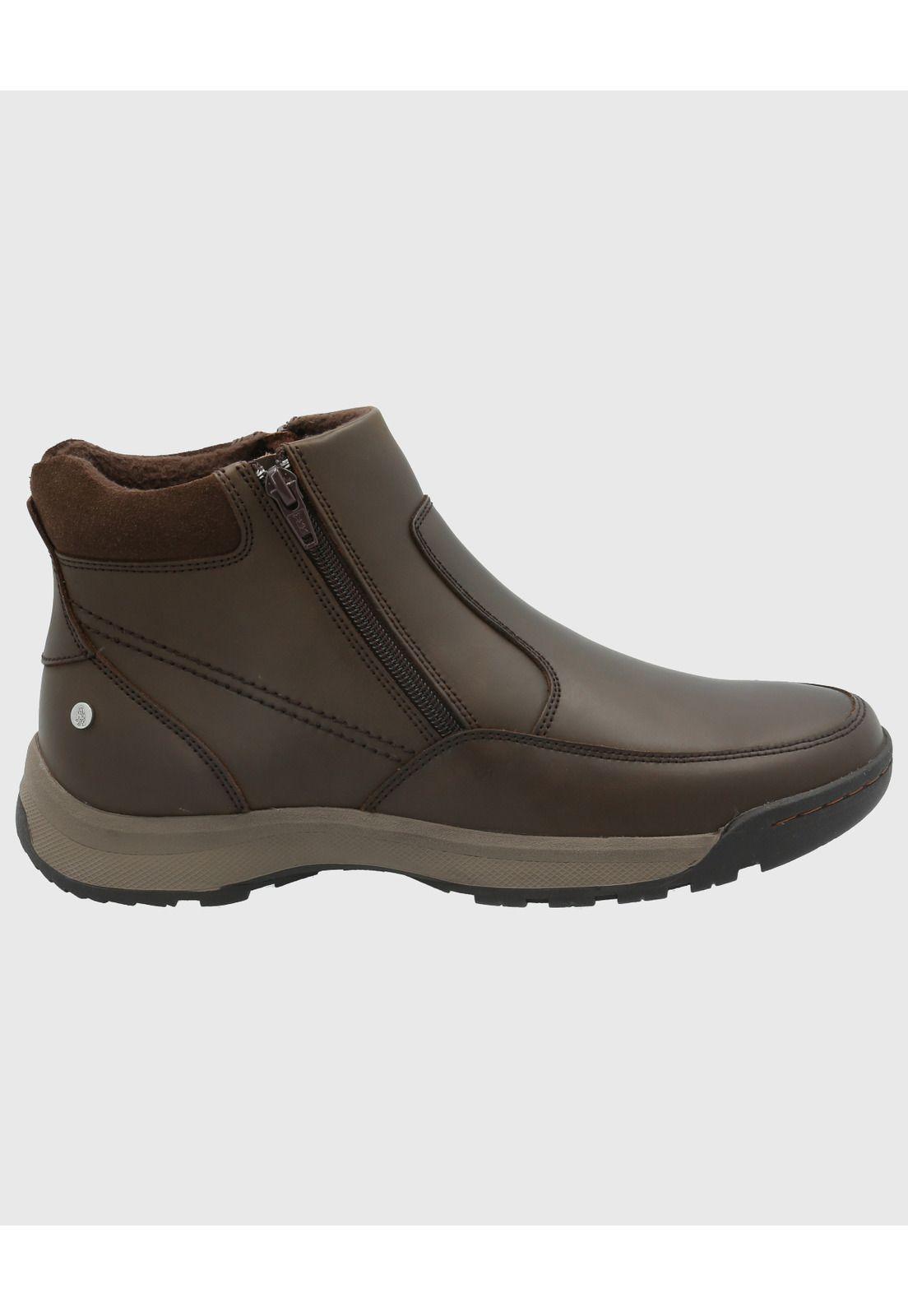 Botin Cuero Hombre Chief Café-1