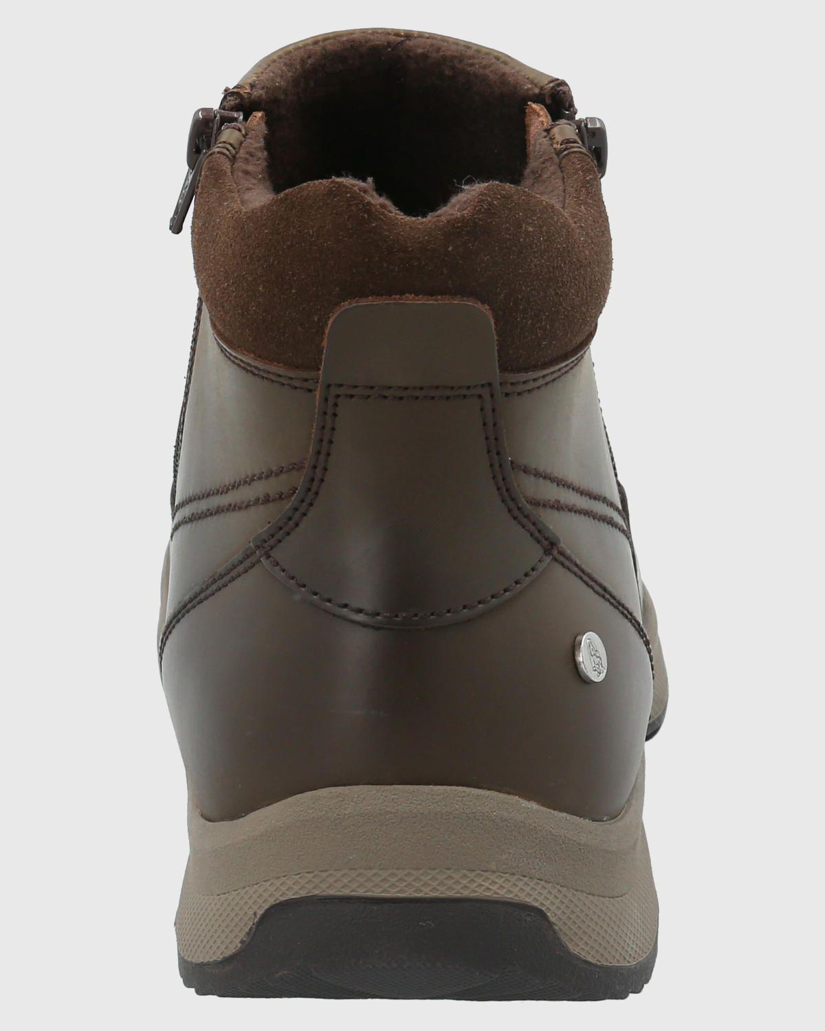 Botin Cuero Hombre Chief Café-6