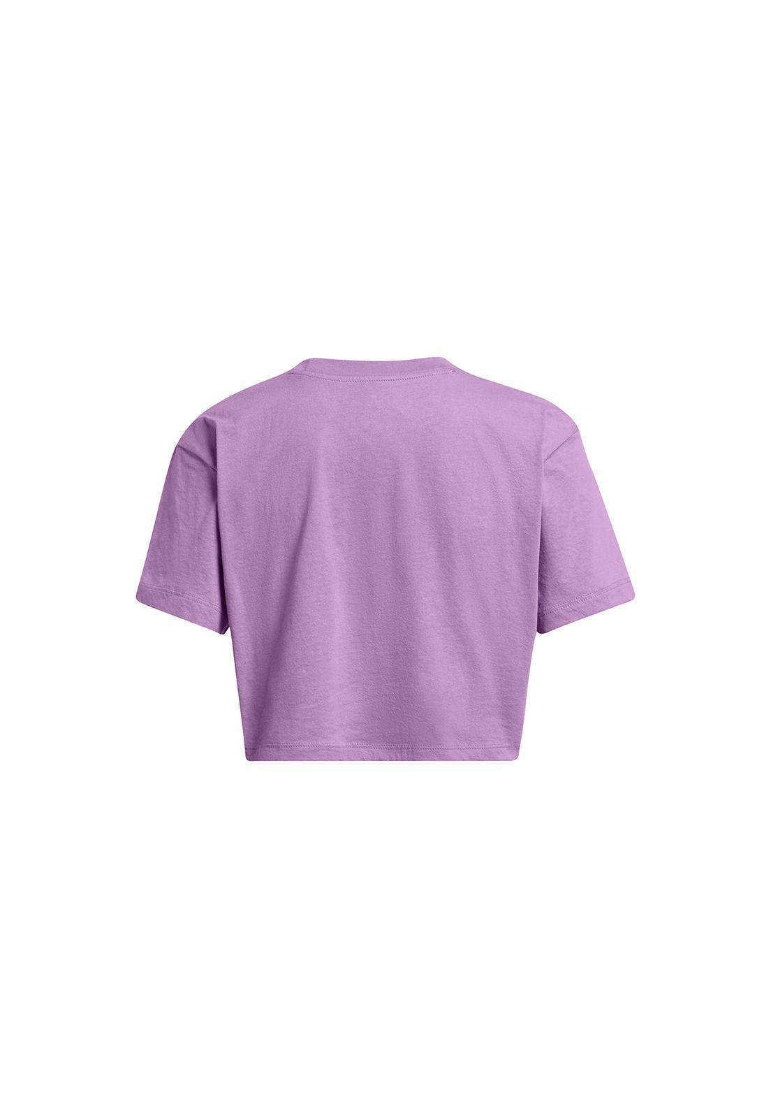 Polera Manga Corta Bubble Spt Mujer Morado-1