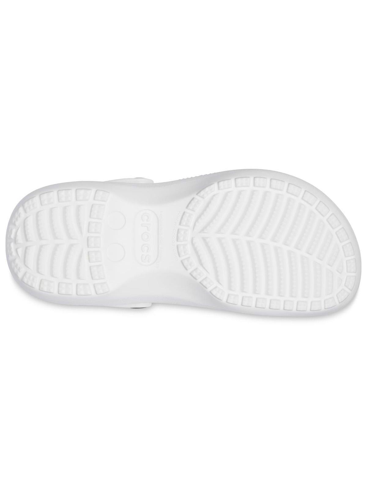 Zueco Crocs Mujer Classic Ptfm Clog Blanco-6