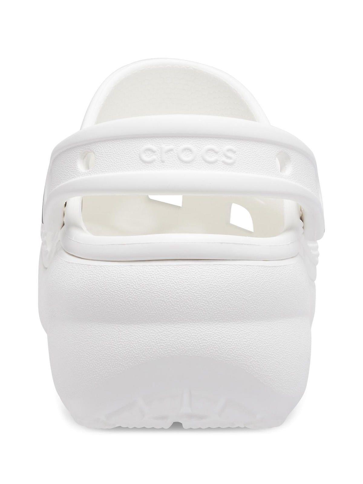 Zueco Crocs Mujer Classic Ptfm Clog Blanco-7