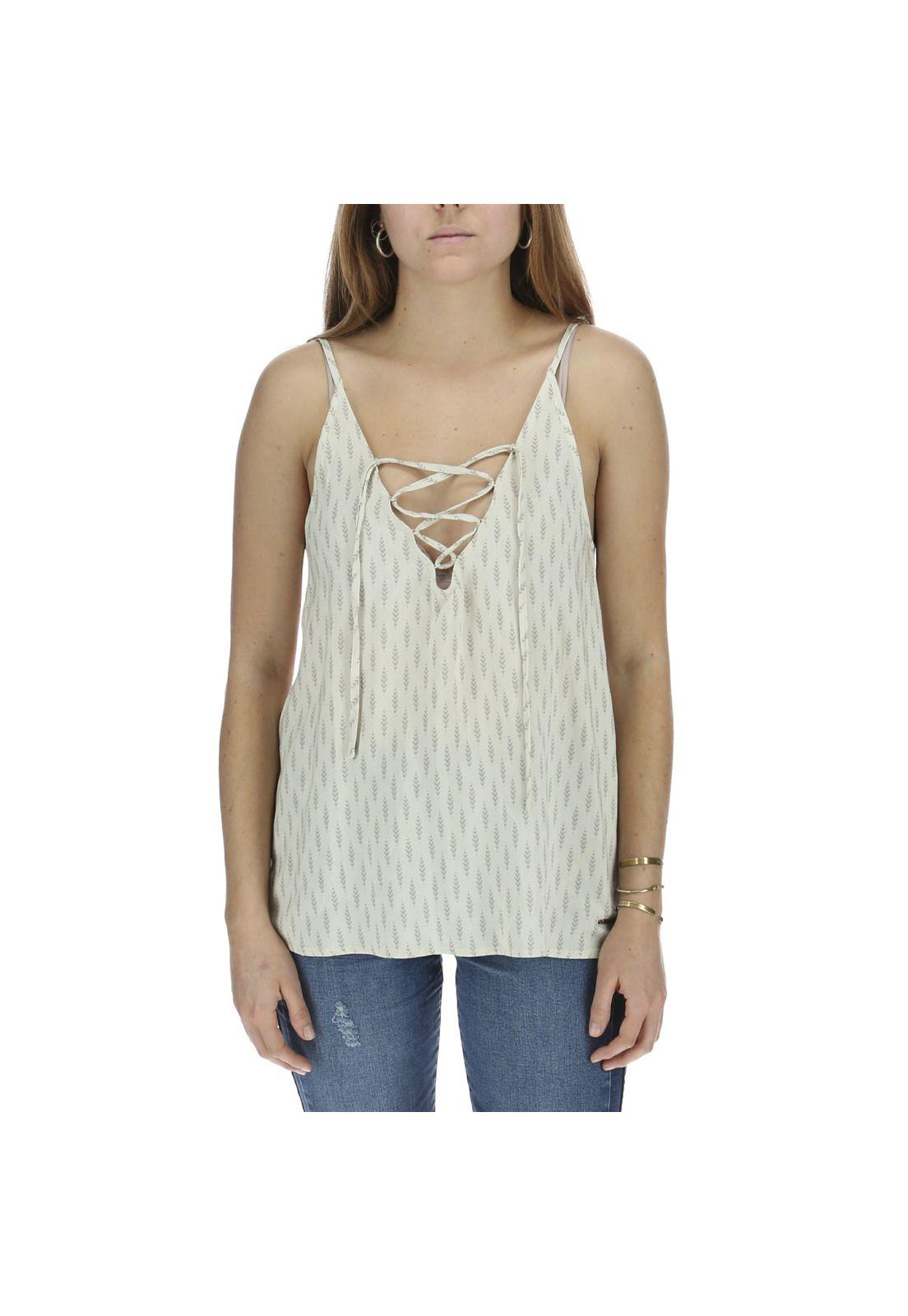 Polera S/M Mujer Carefree Blanco-0