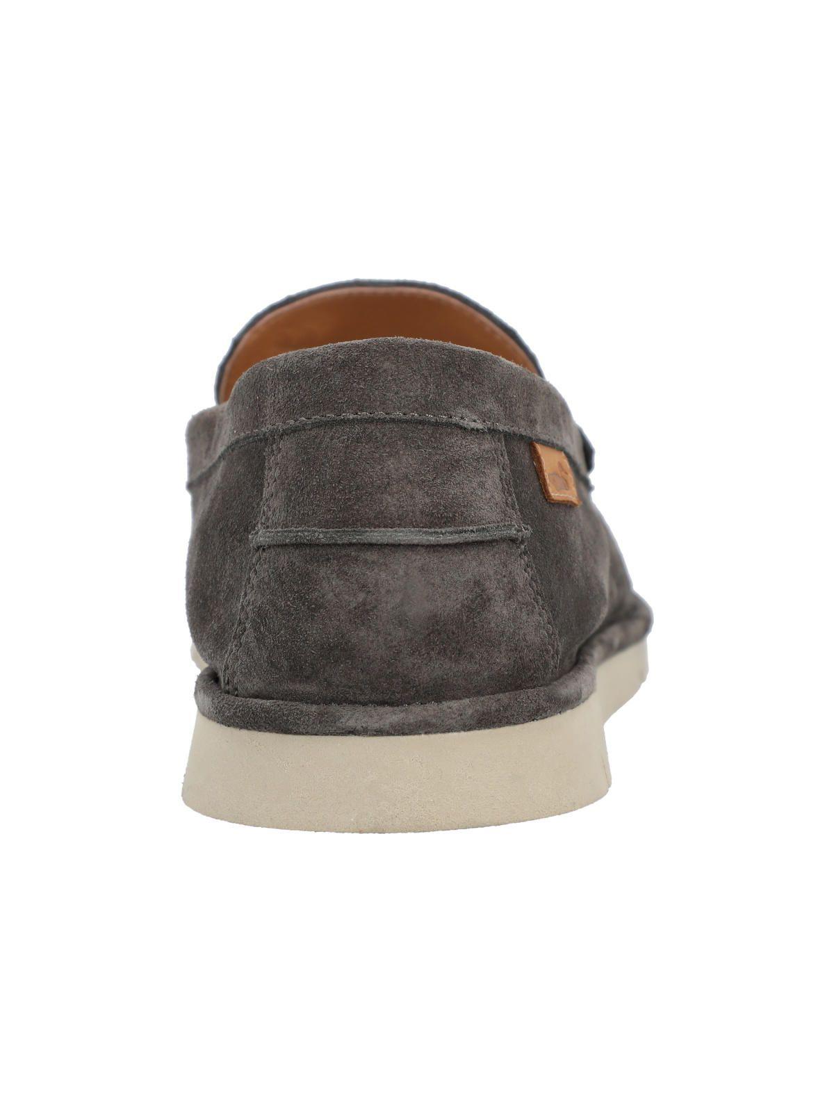 Mocasin Cuero Hombre Piastri Gris-6