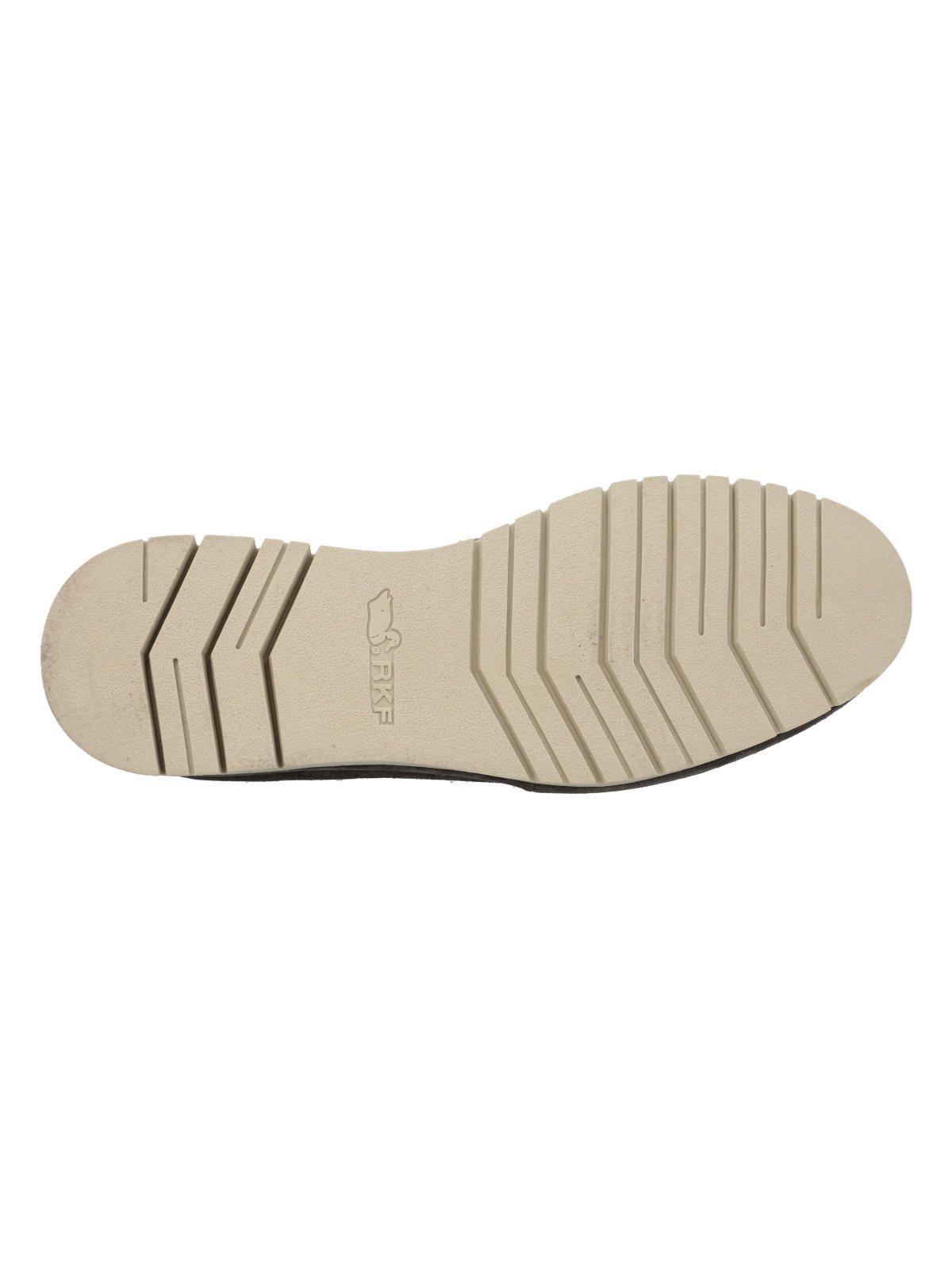 Mocasin Cuero Hombre Piastri Gris-7