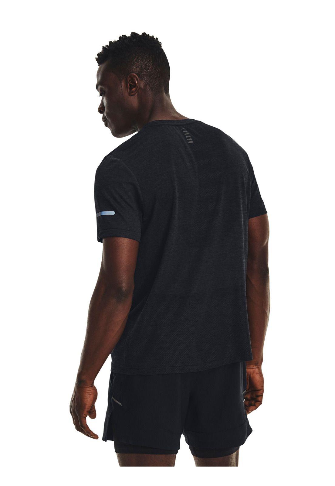 Polera Seamless hombre Negro-4