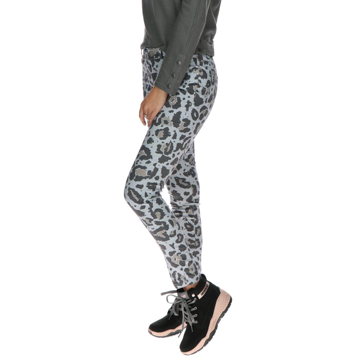 Pantalon Mujer Print/Fashion Symbol Jegging Gris-1