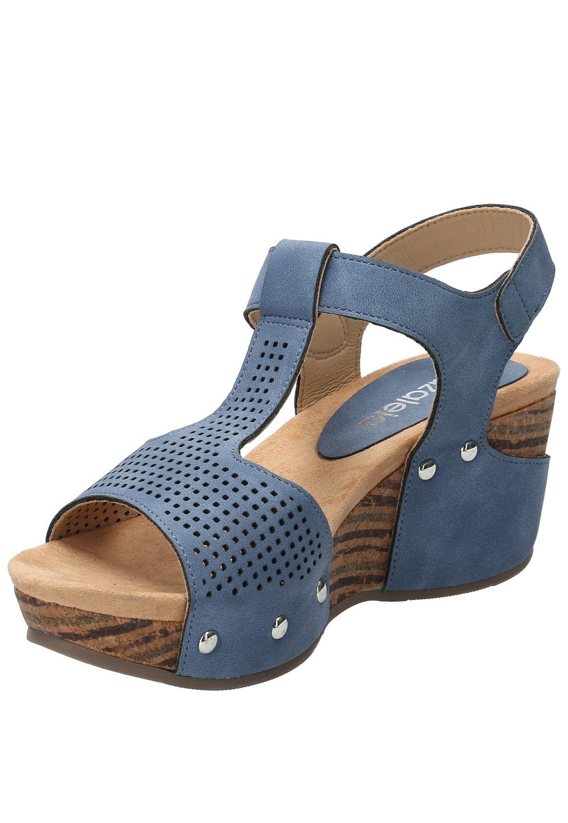 Sandalia Georgian Denim Mujer-4