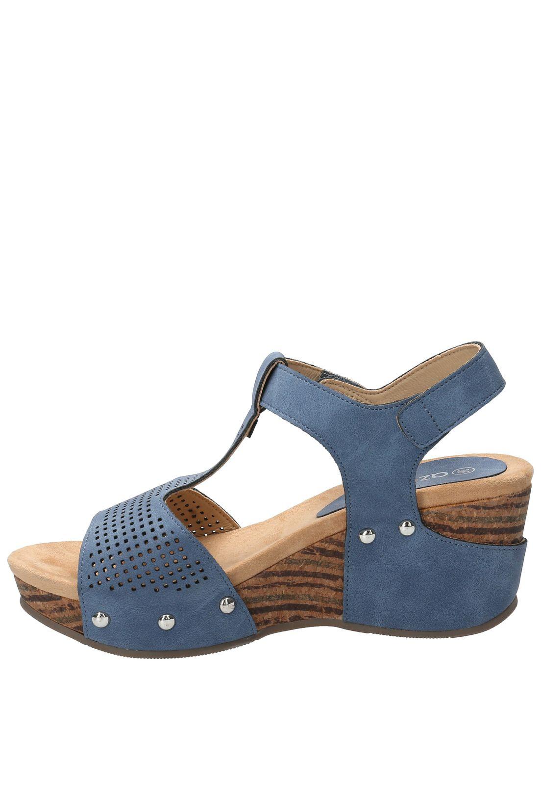 Sandalia Georgian Denim Mujer-5
