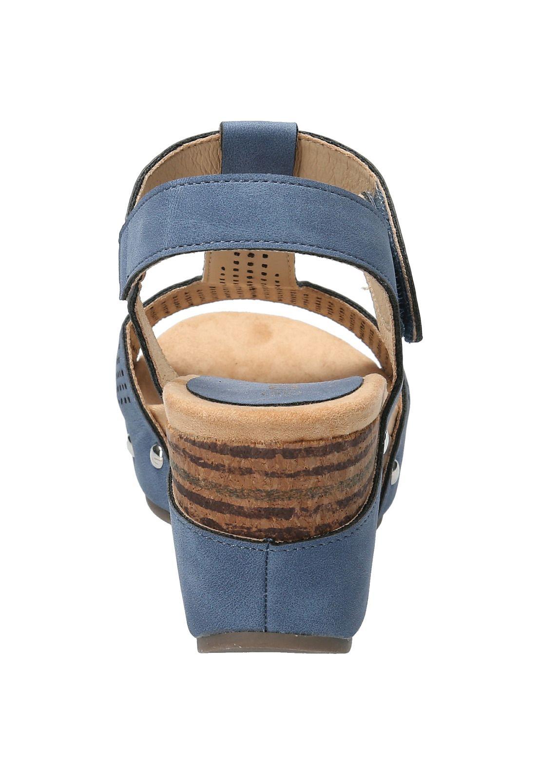 Sandalia Georgian Denim Mujer-6