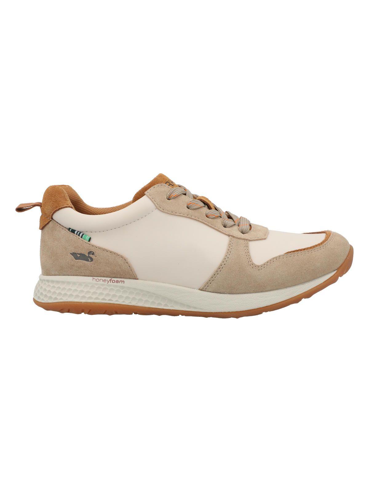 Zapatilla Cuero Mujer Cali Beige/Crudo-0