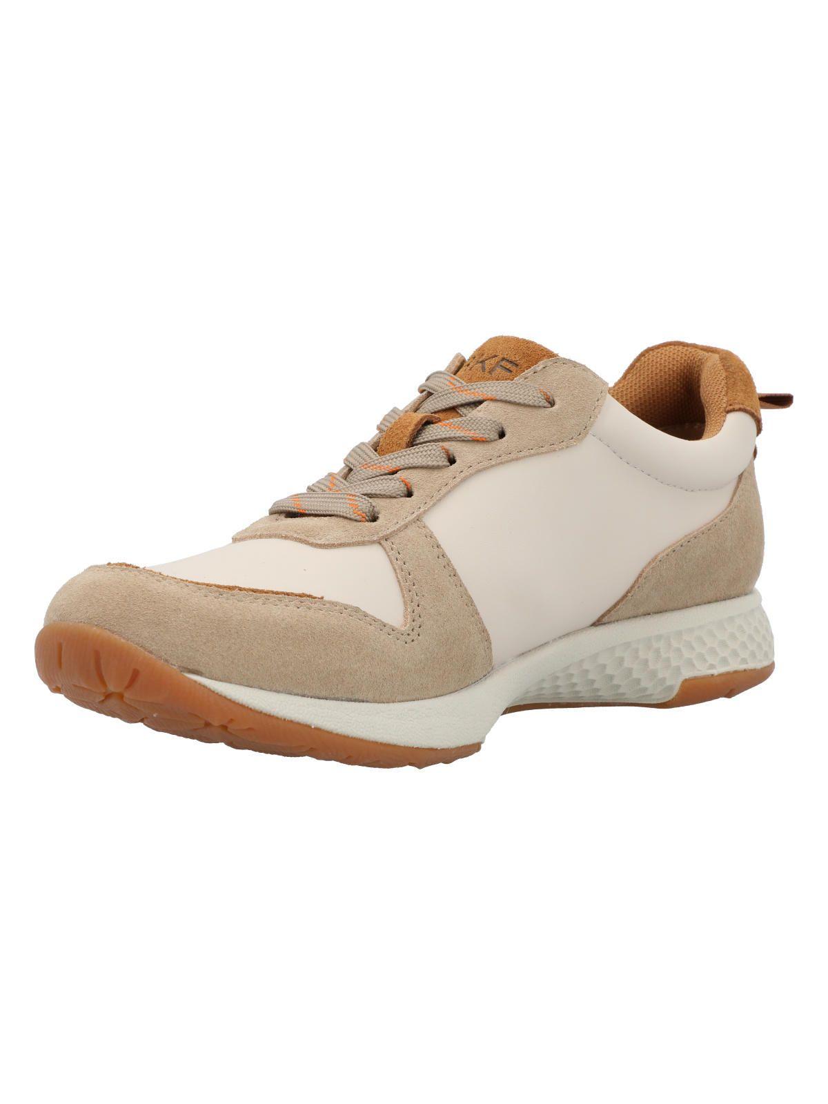 Zapatilla Cuero Mujer Cali Beige/Crudo-4