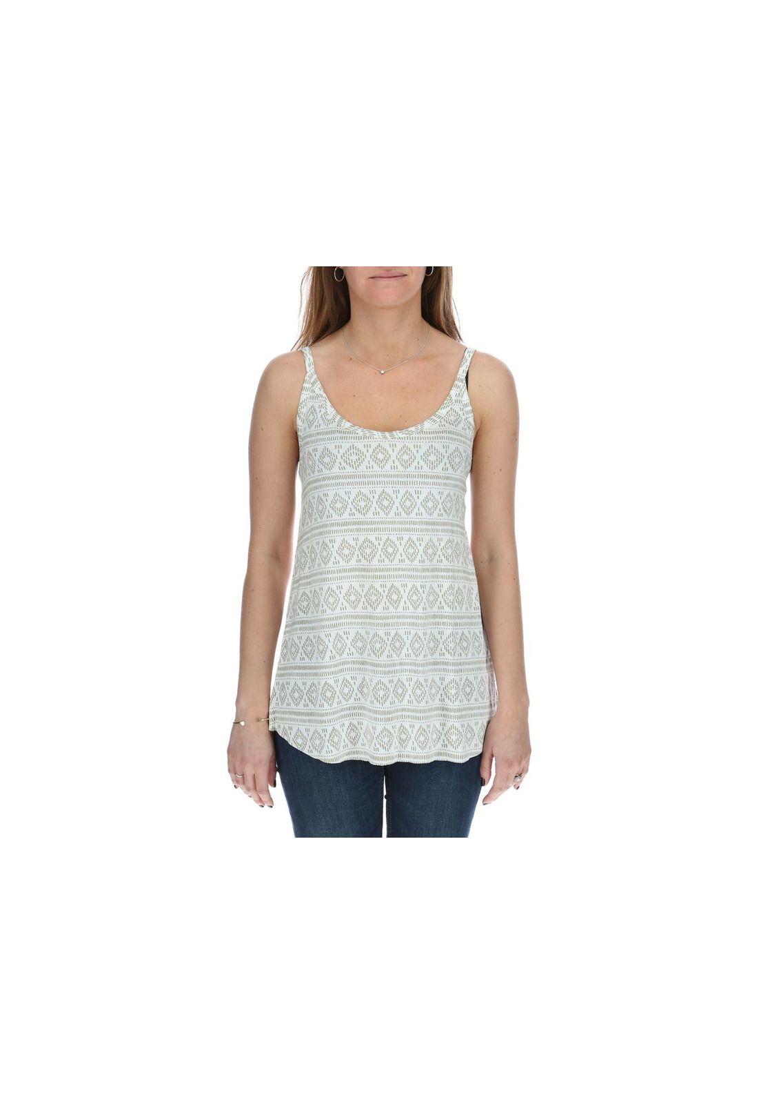 Polera S/M  Mujer Diamond Blanco-0