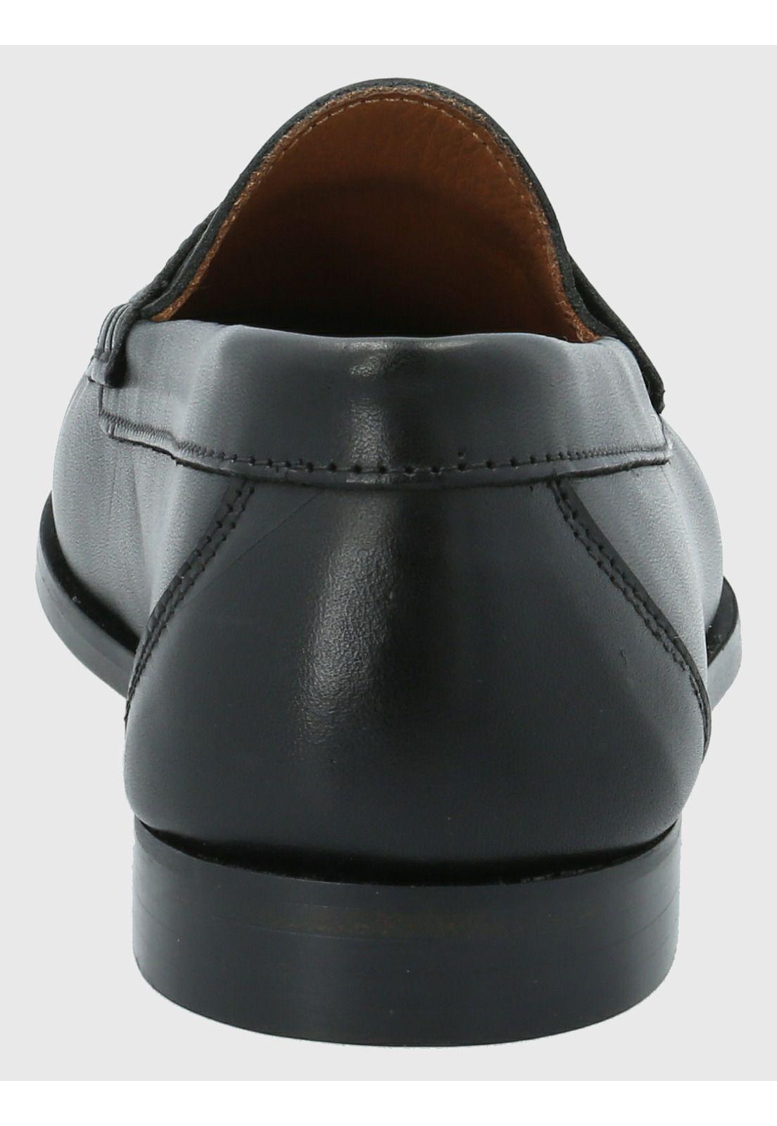 Mocasín Cuero Hombre Cazzoli Negro-6
