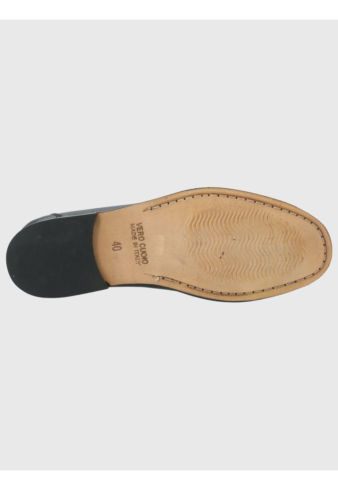 Mocasín Cuero Hombre Cazzoli Negro-7