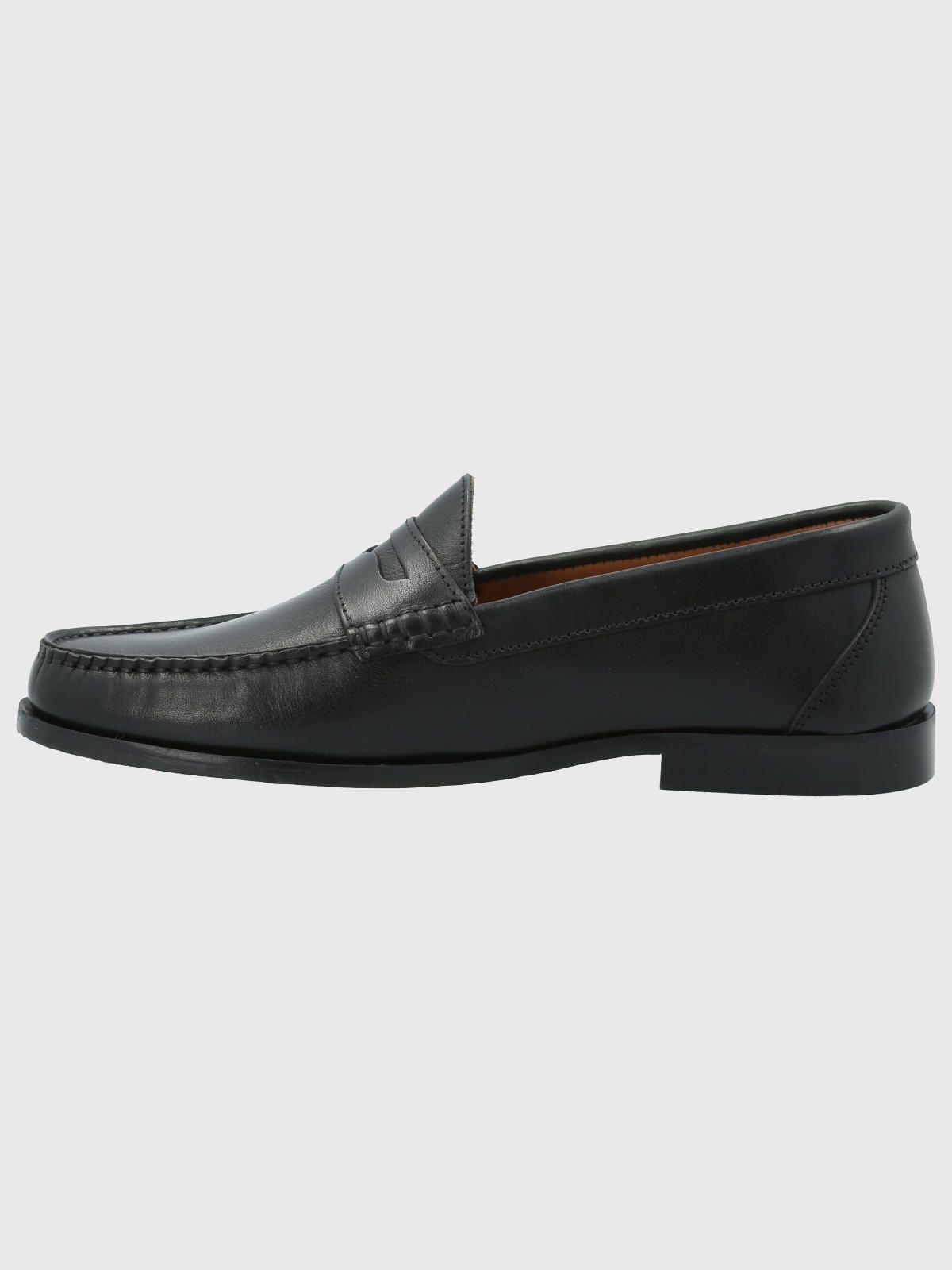 Mocasín Cuero Hombre Cazzoli Negro-5