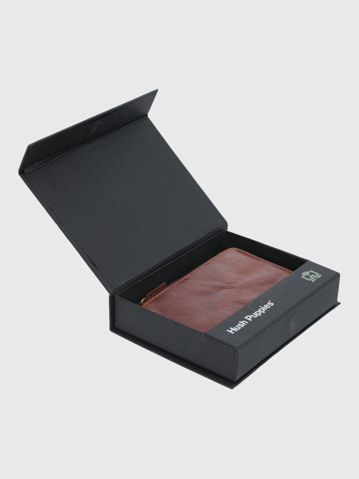 Billetera Cuero Unisex Vn Frank Coin Café-2