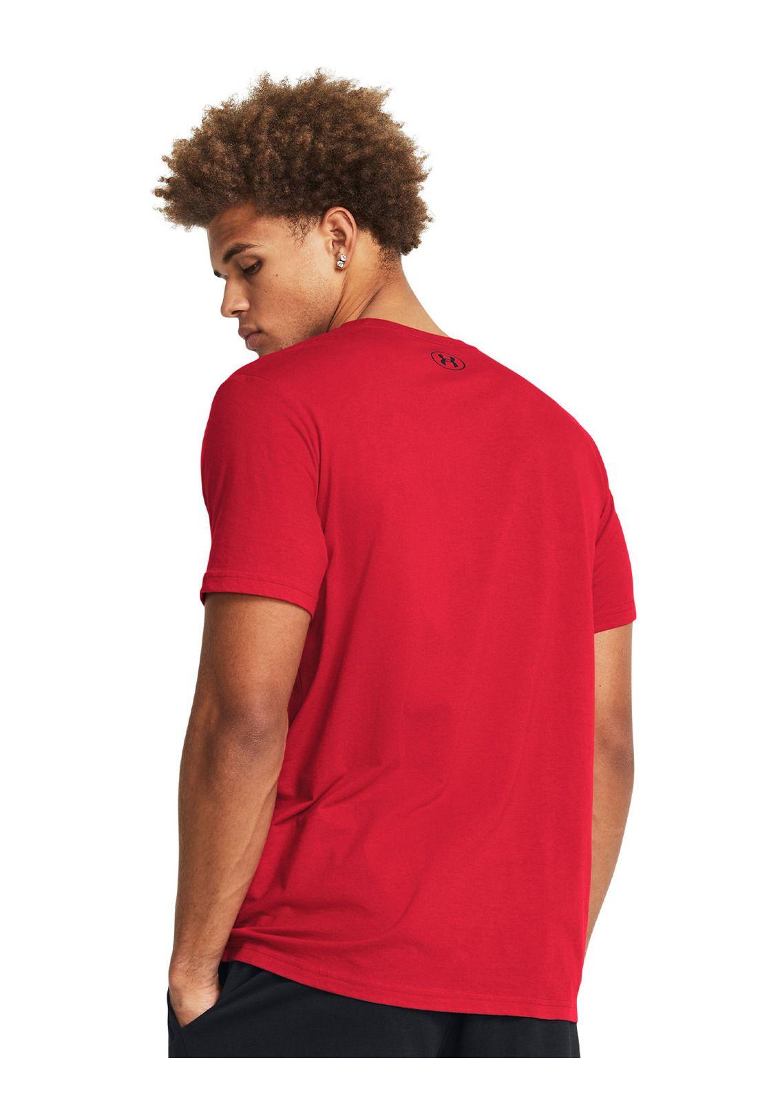Polera UA Foundation hombre Rojo-1